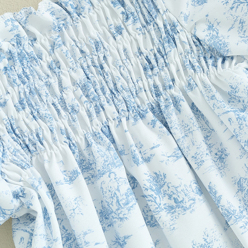 Blue Bella Garden Romper Set