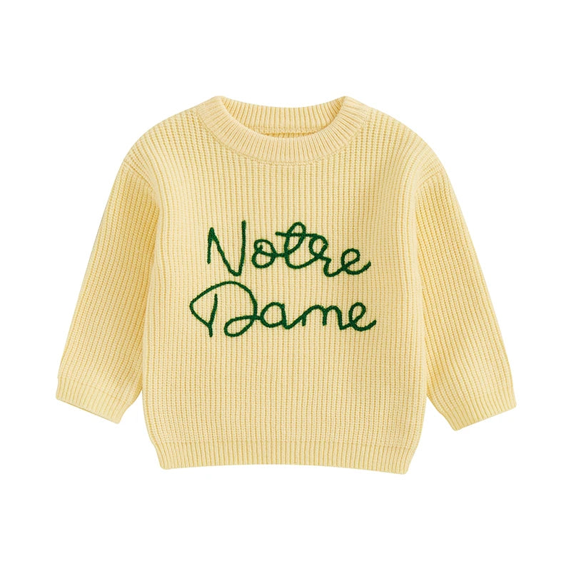 Notre Dame Knit Sweater