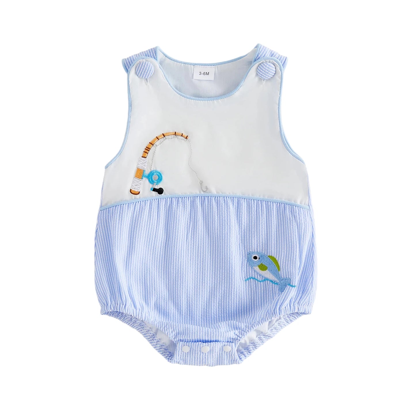 Little Angler Bubble Romper
