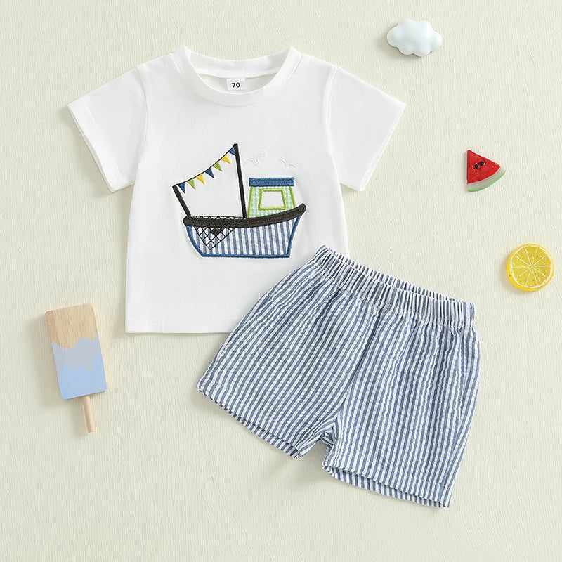 Boys' Set Sail Days Shorts Set