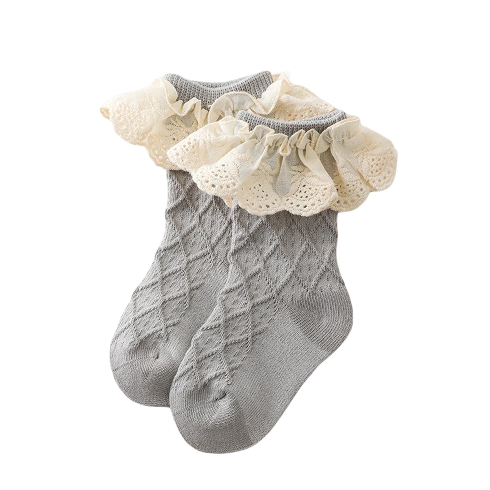 Ruffled Frilly Cotton Ankle Socks