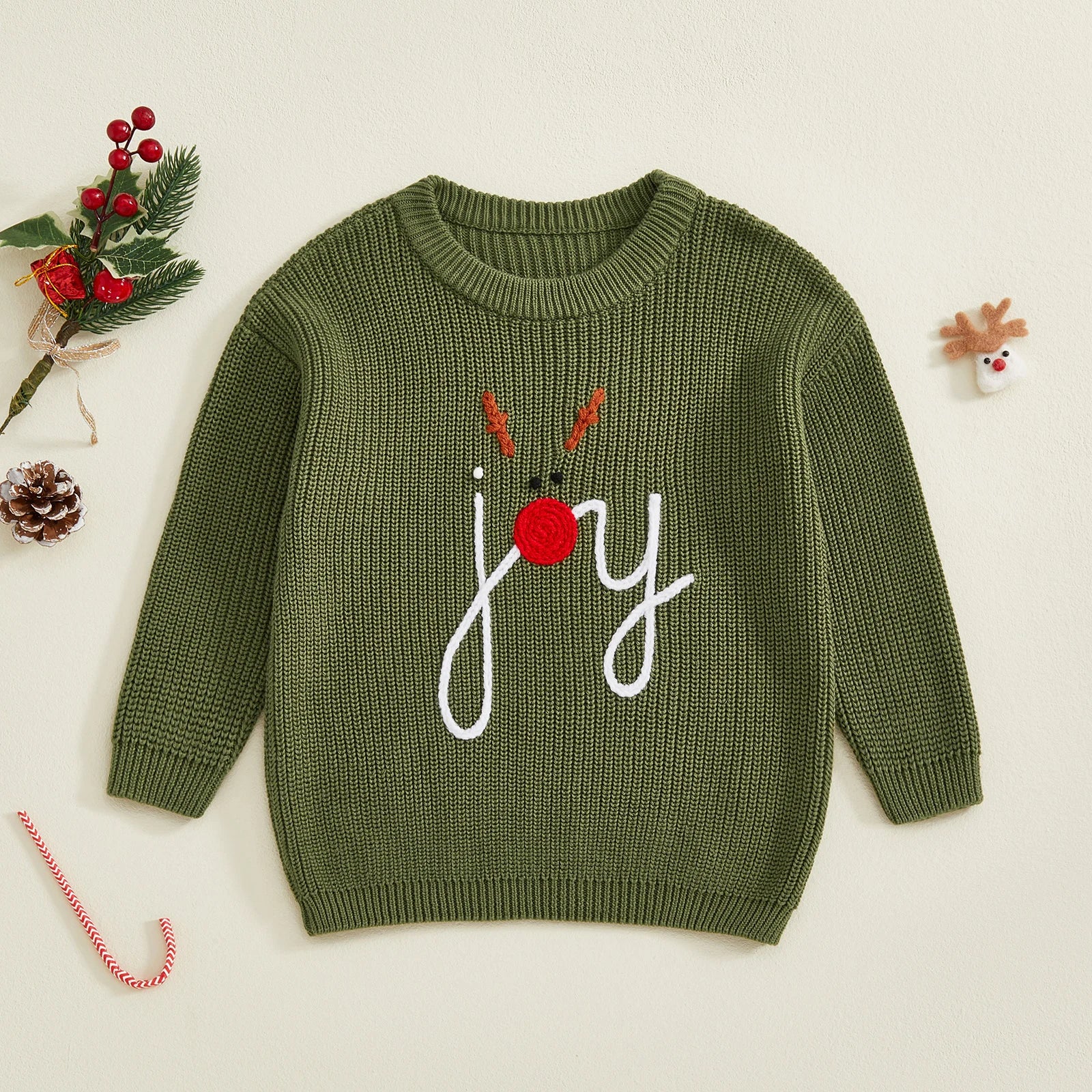 Kids' Joy Christmas Knit Sweater