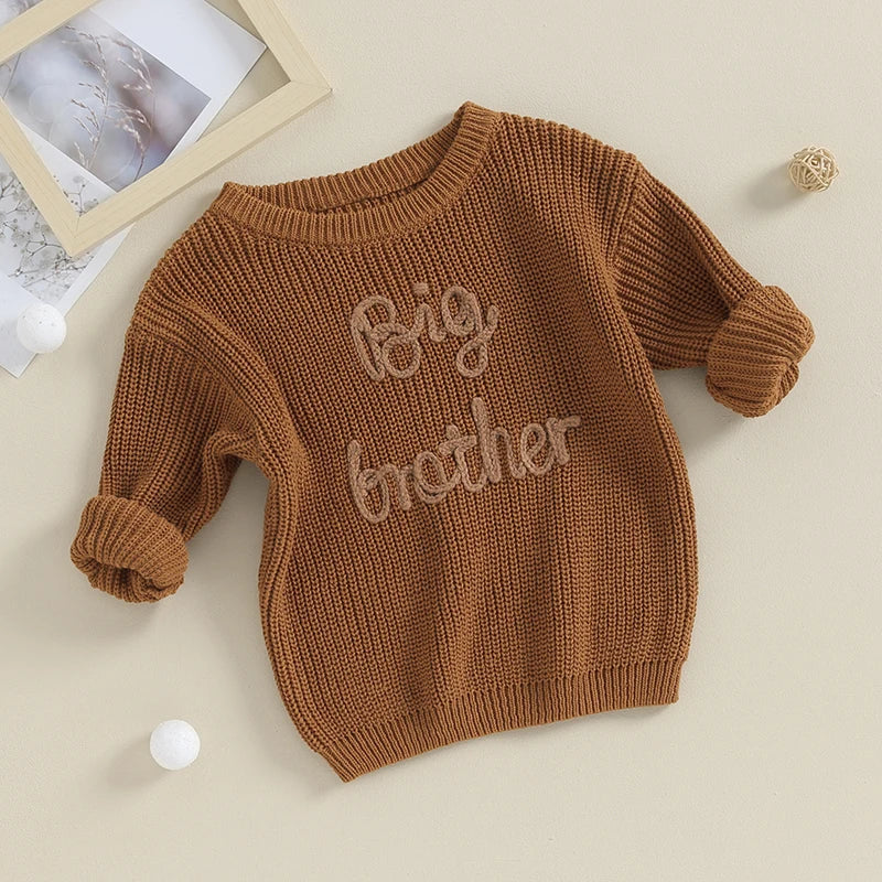 Big Brother Knit Pullover Sweater