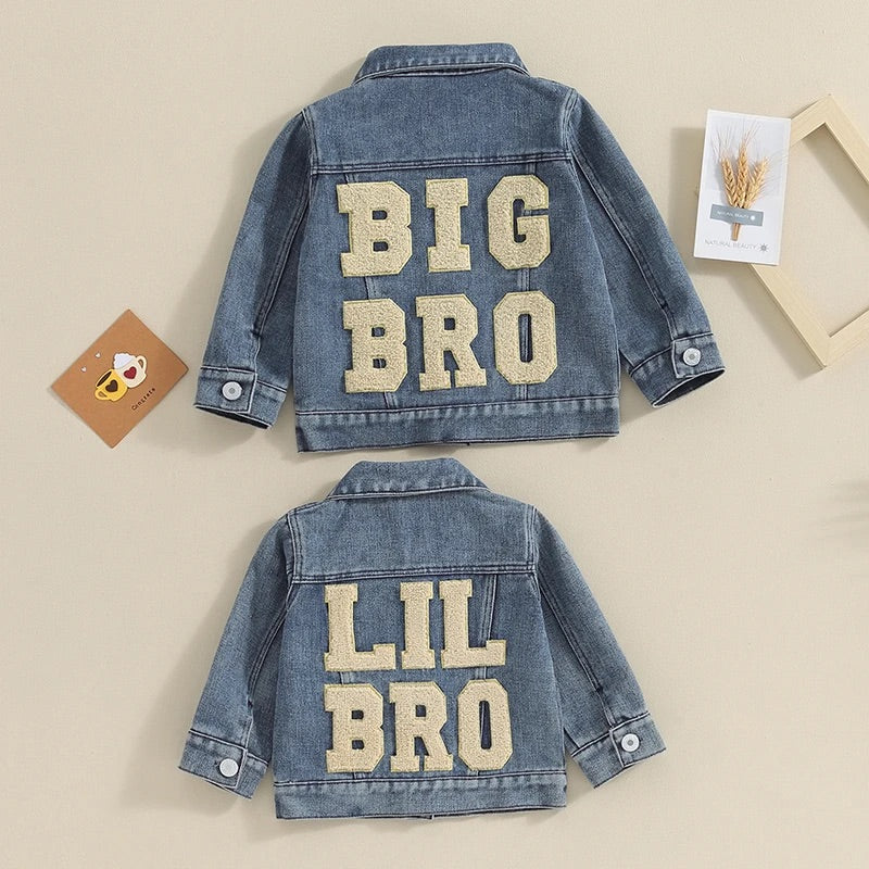 "Brotherhood Denim Duo" – Matching ‘Big Bro’ & ‘Lil Bro’ Jackets