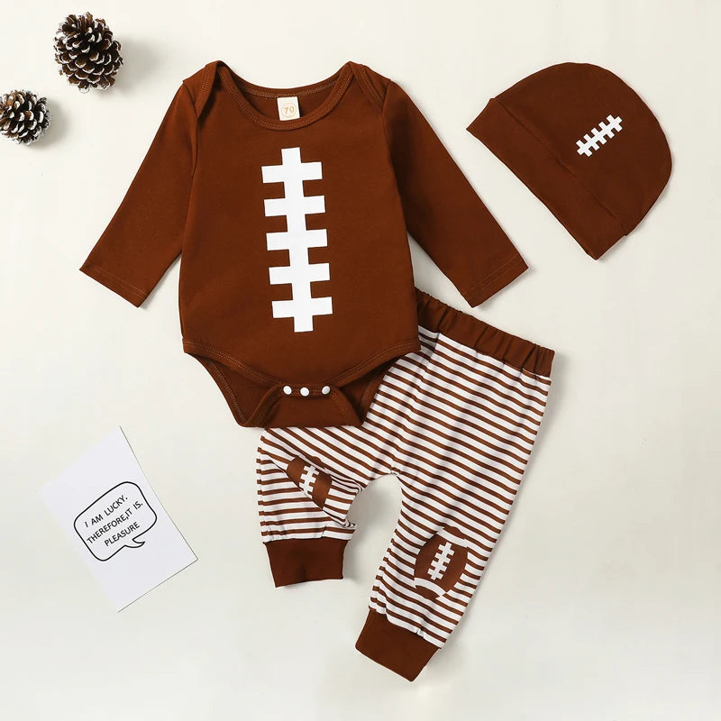 Touchdown Tot 3-Piece Football Outfit