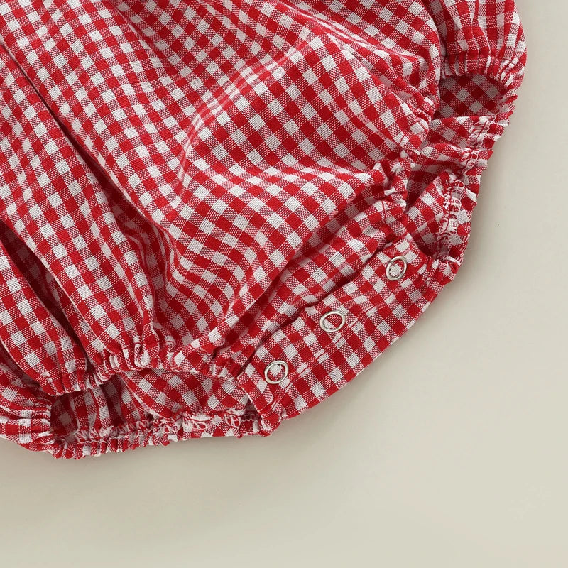Vintage Picnic Romper Set