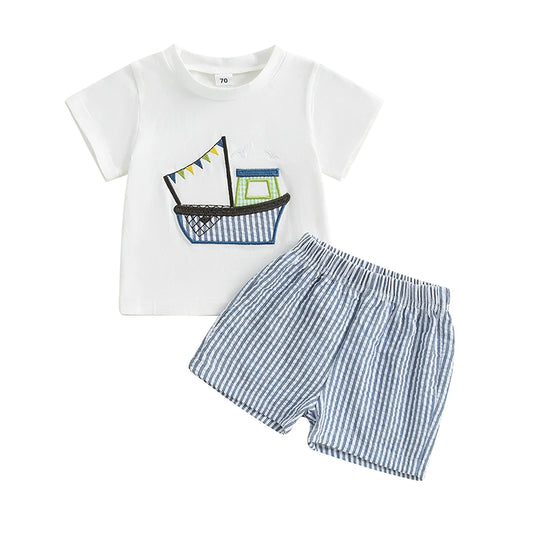 Boys' Set Sail Days Shorts Set