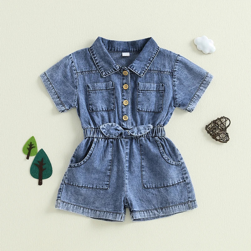 Denim Days Utility Romper