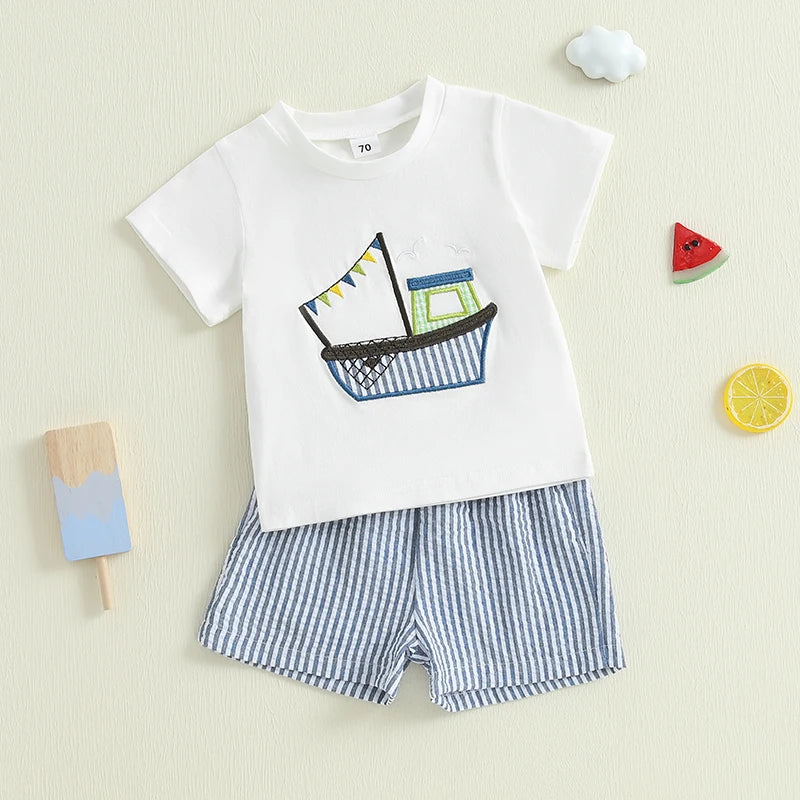 Boys' Set Sail Days Shorts Set