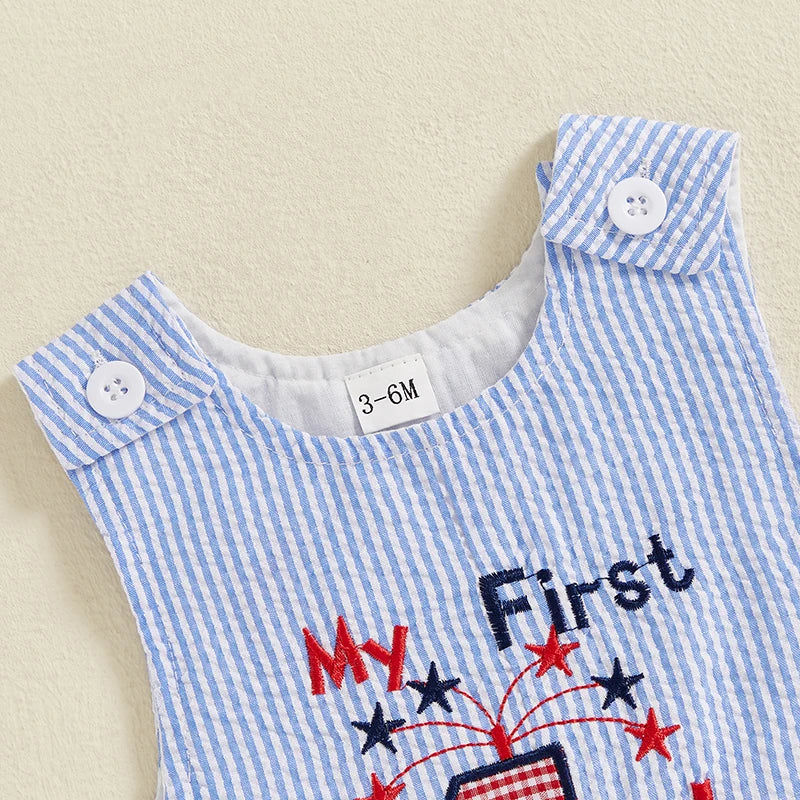 My First 4th Romper
