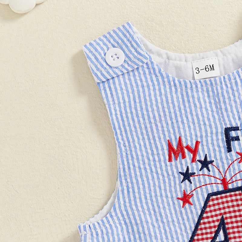 My First 4th Romper