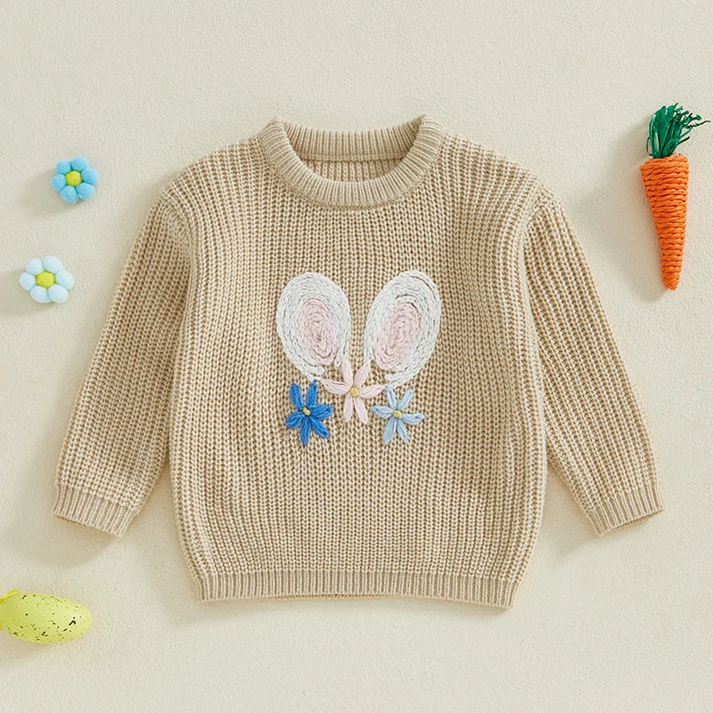 Hoppy Days Bunny Knit Sweater 