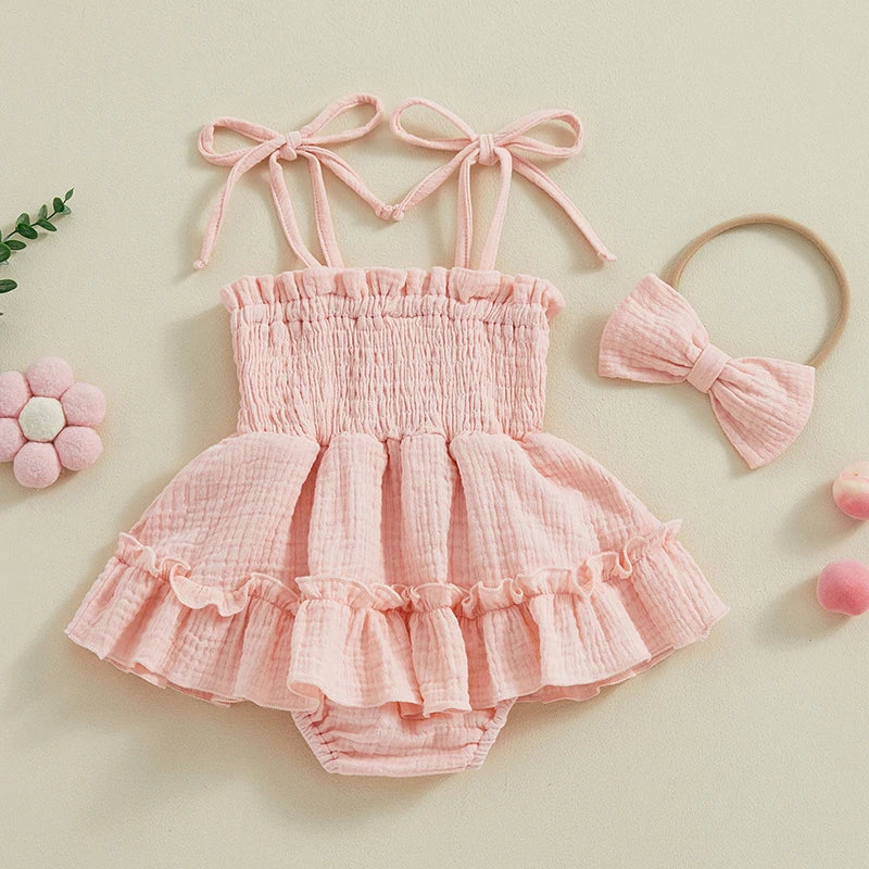 Rosie Bow Romper Set