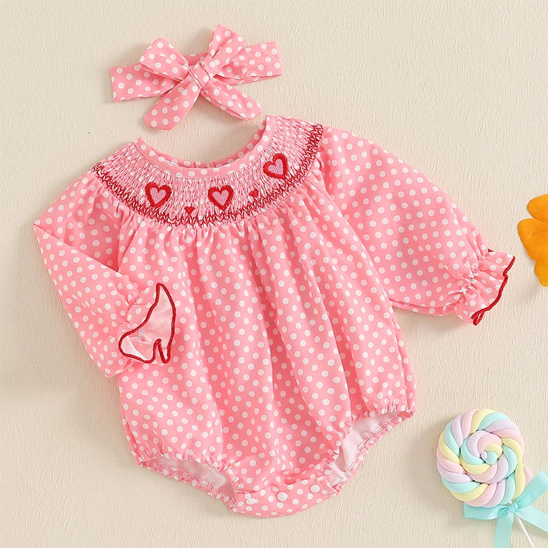 Chérie Rose Smock Romper