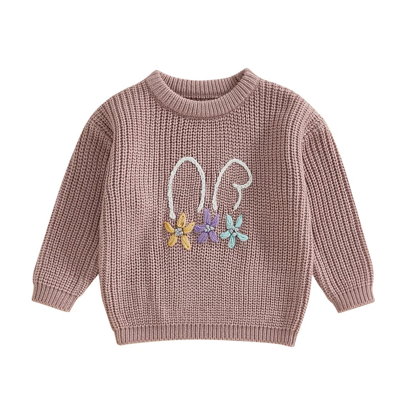 Hoppy Days Bunny Knit Sweater 