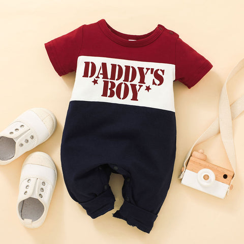 Daddy's Boy Short Sleeve Jumpsuit