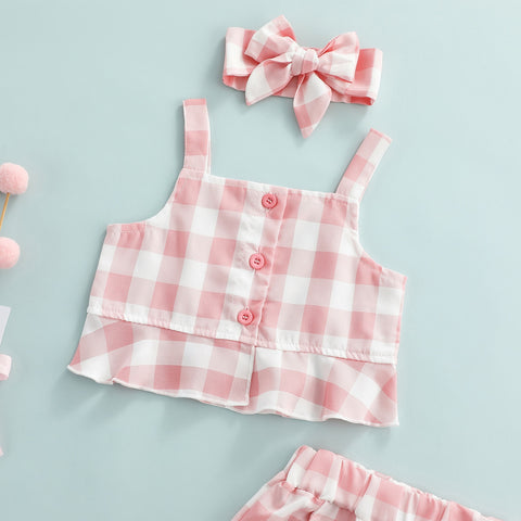 Girls' Southern Tank Tops and Pants Set