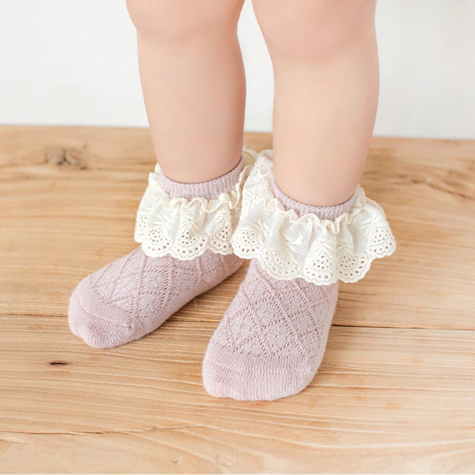 Ruffled Frilly Cotton Ankle Socks