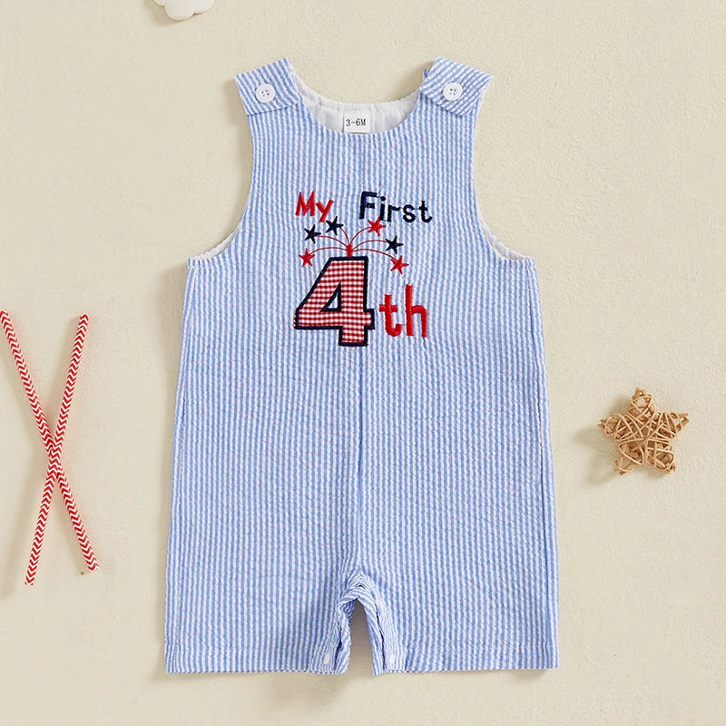 My First 4th Romper