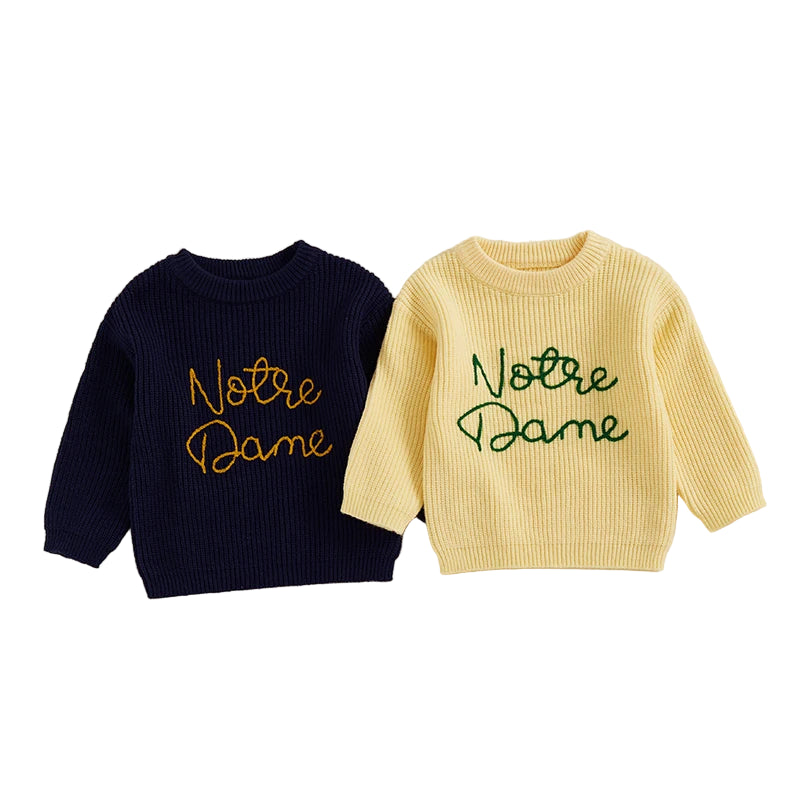 Notre Dame Knit Sweater