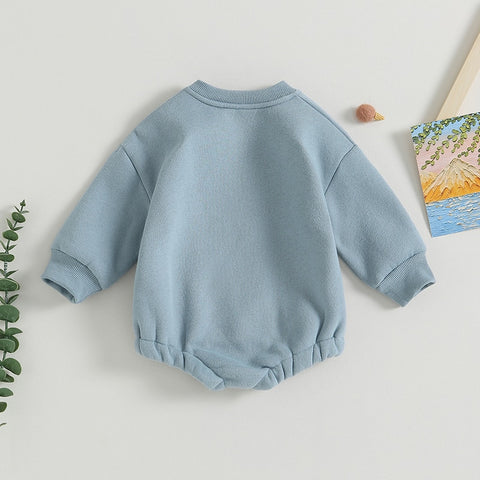 Little Dude Sweatshirt Onesie