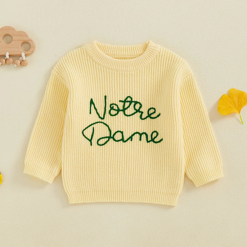 Notre Dame Knit Sweater