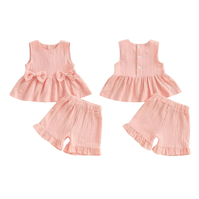 Girls' CloudPlay Cotton Set – 2-Piece Loungewear