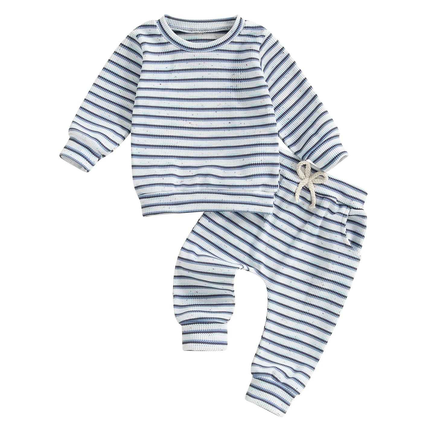 Soft Stripe Lounge Set