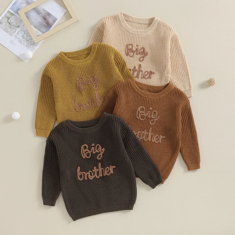 Big Brother Knit Pullover Sweater