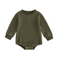 Textured Long Sleeve Onesie