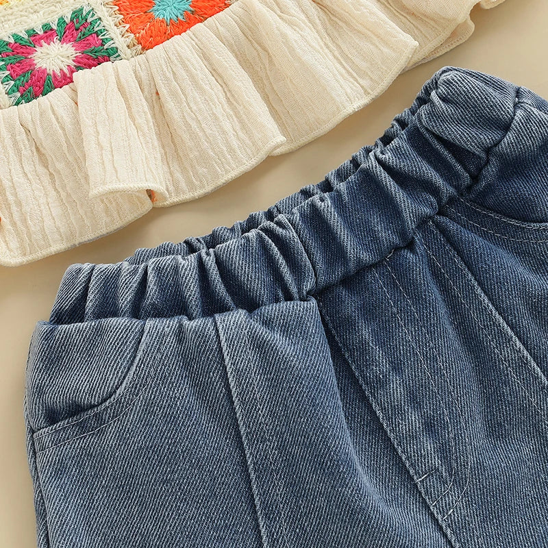 Girls' Boho Bloom Crochet Set