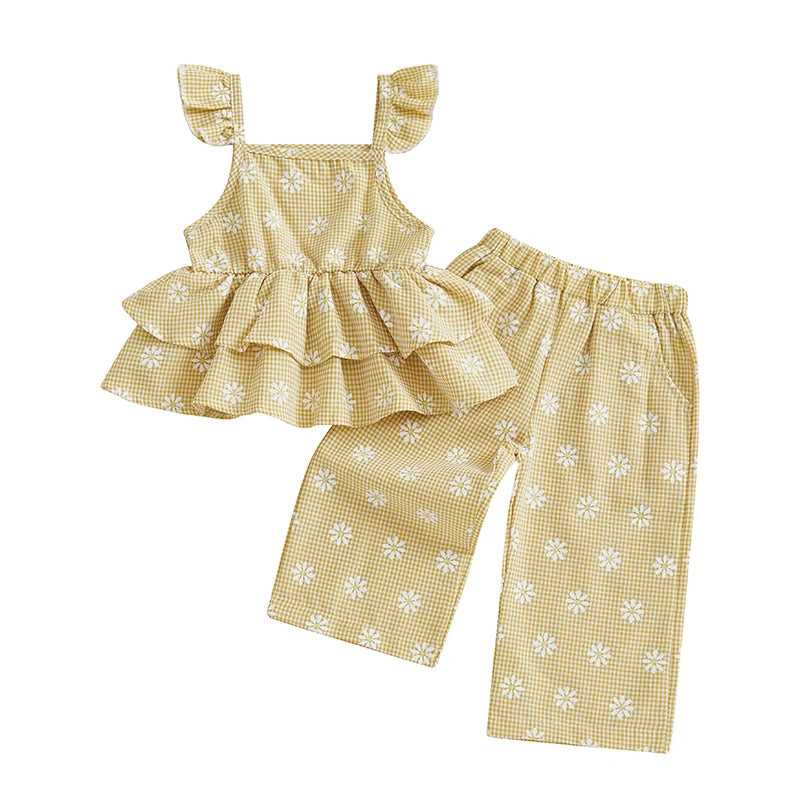 Girls' Daisy Days Ruffle Set