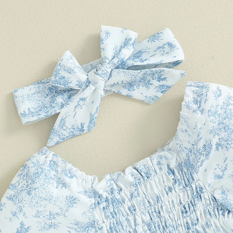 Blue Bella Garden Romper Set