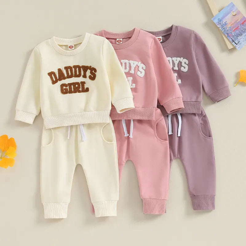 Girls' Daddy's Girl Sweater Pants Set