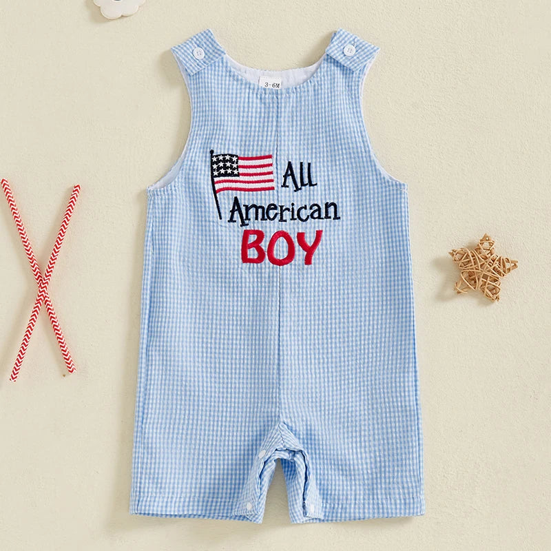 My First 4th Romper
