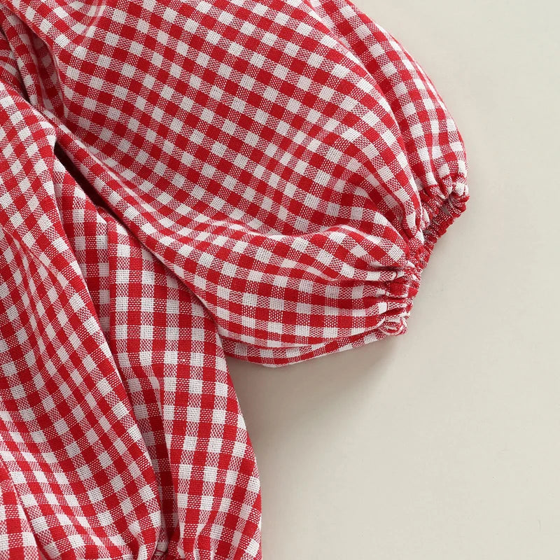 Vintage Picnic Romper Set