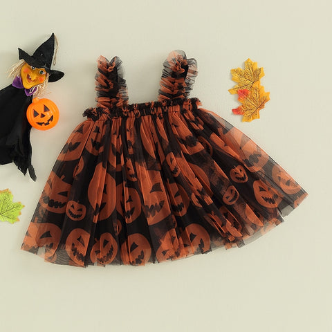 Girls' Halloween Town Tulle Dress
