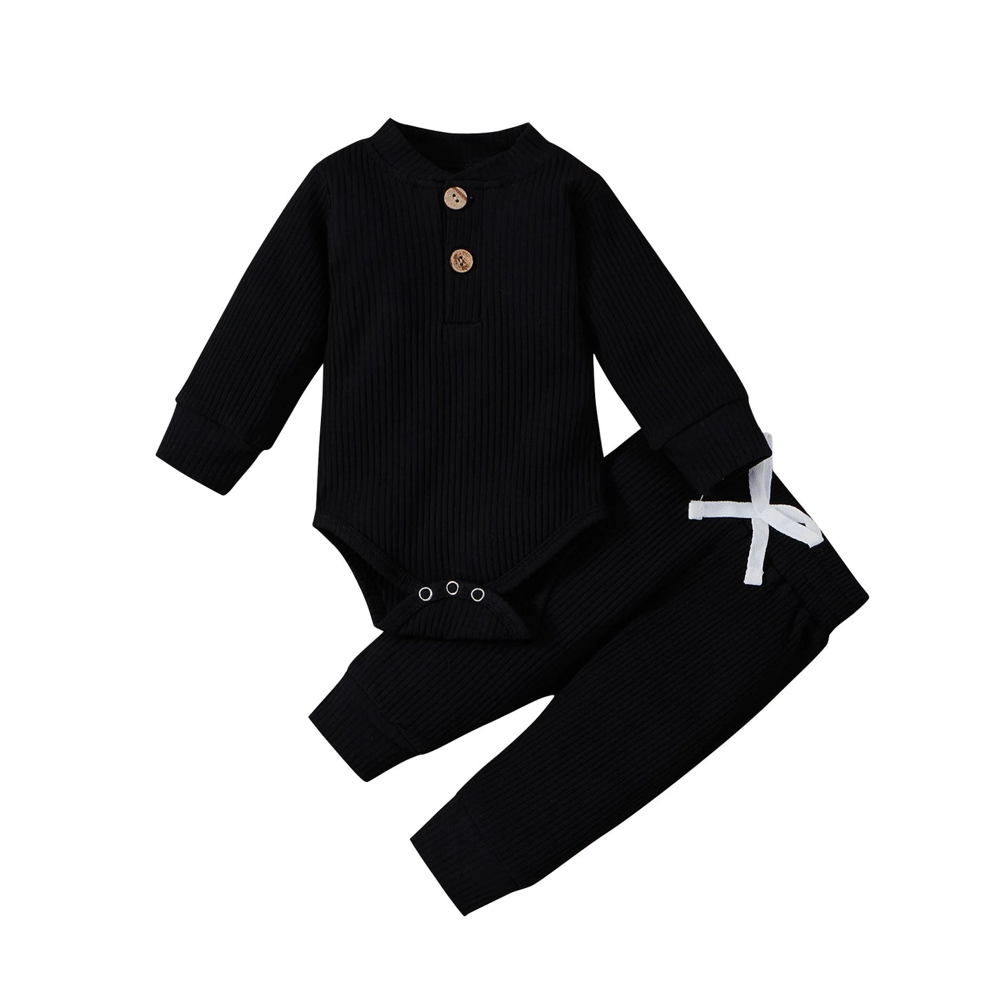 Baby boys' Everett Ribbed Lounge Set