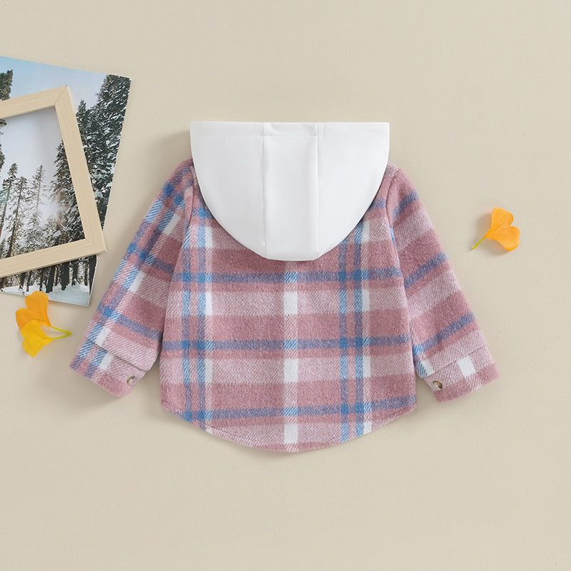 Cozy Plaid Hoodie Jacket