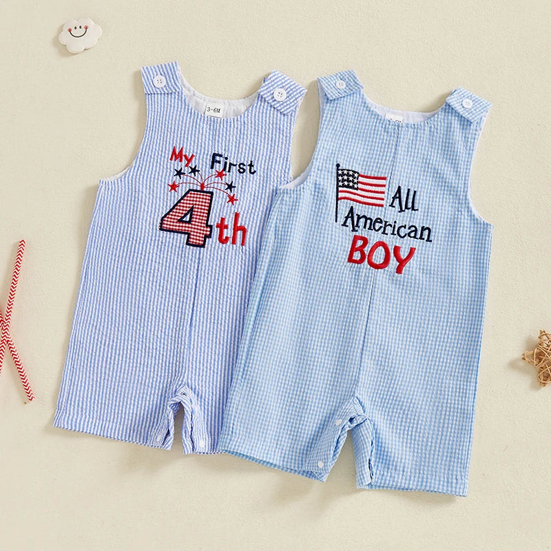 My First 4th Romper