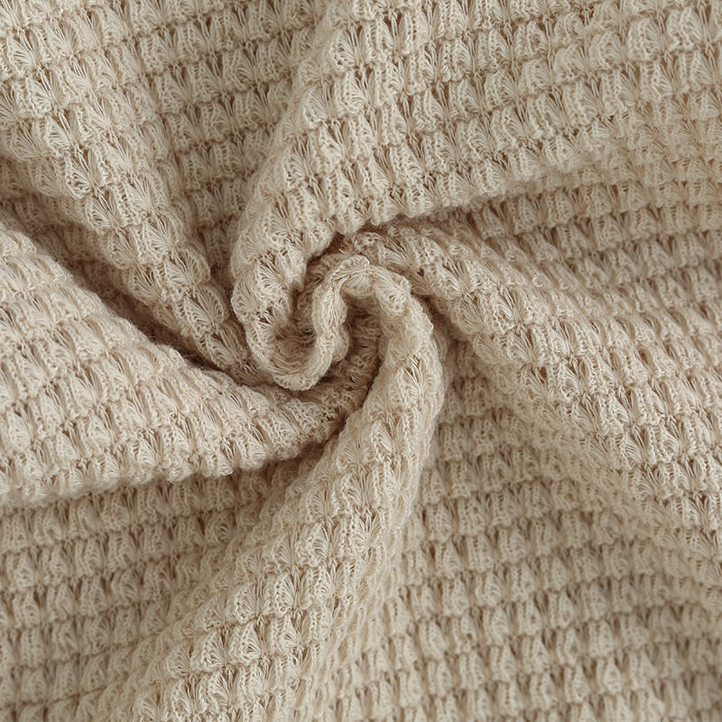 Textured Long Sleeve Onesie