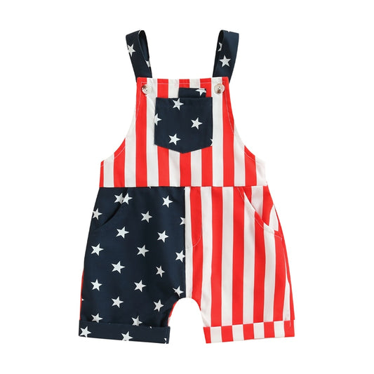 Stars and Stripes Overalls