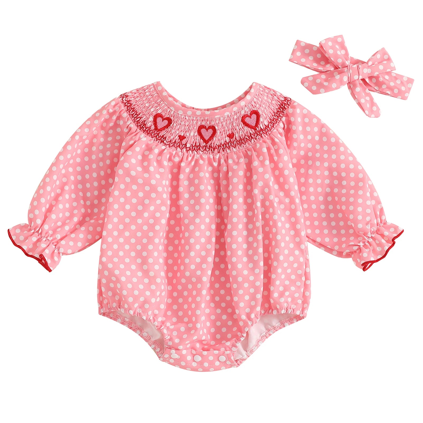 Chérie Rose Smock Romper