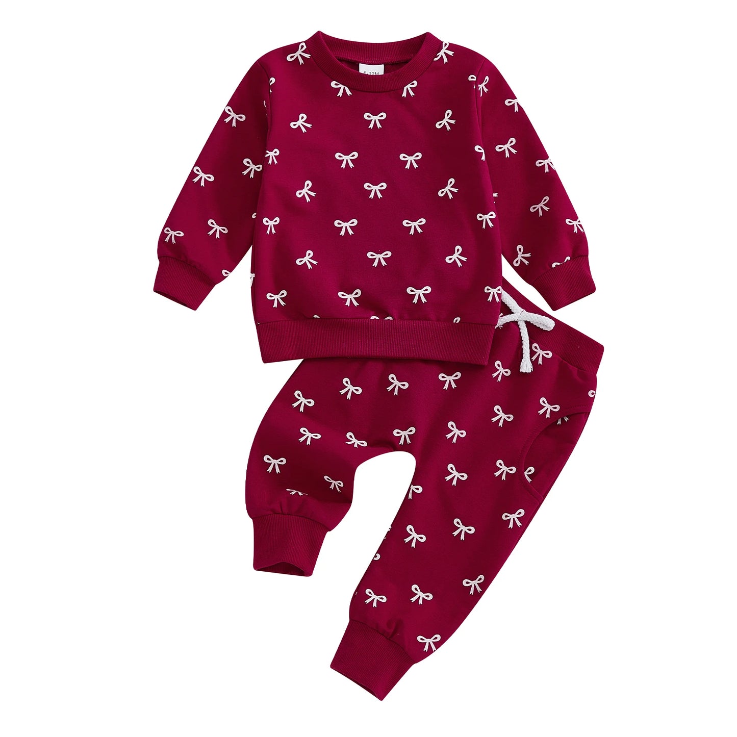 Little Bow Cozy Sweater Set