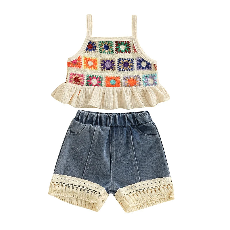 Girls' Boho Bloom Crochet Set
