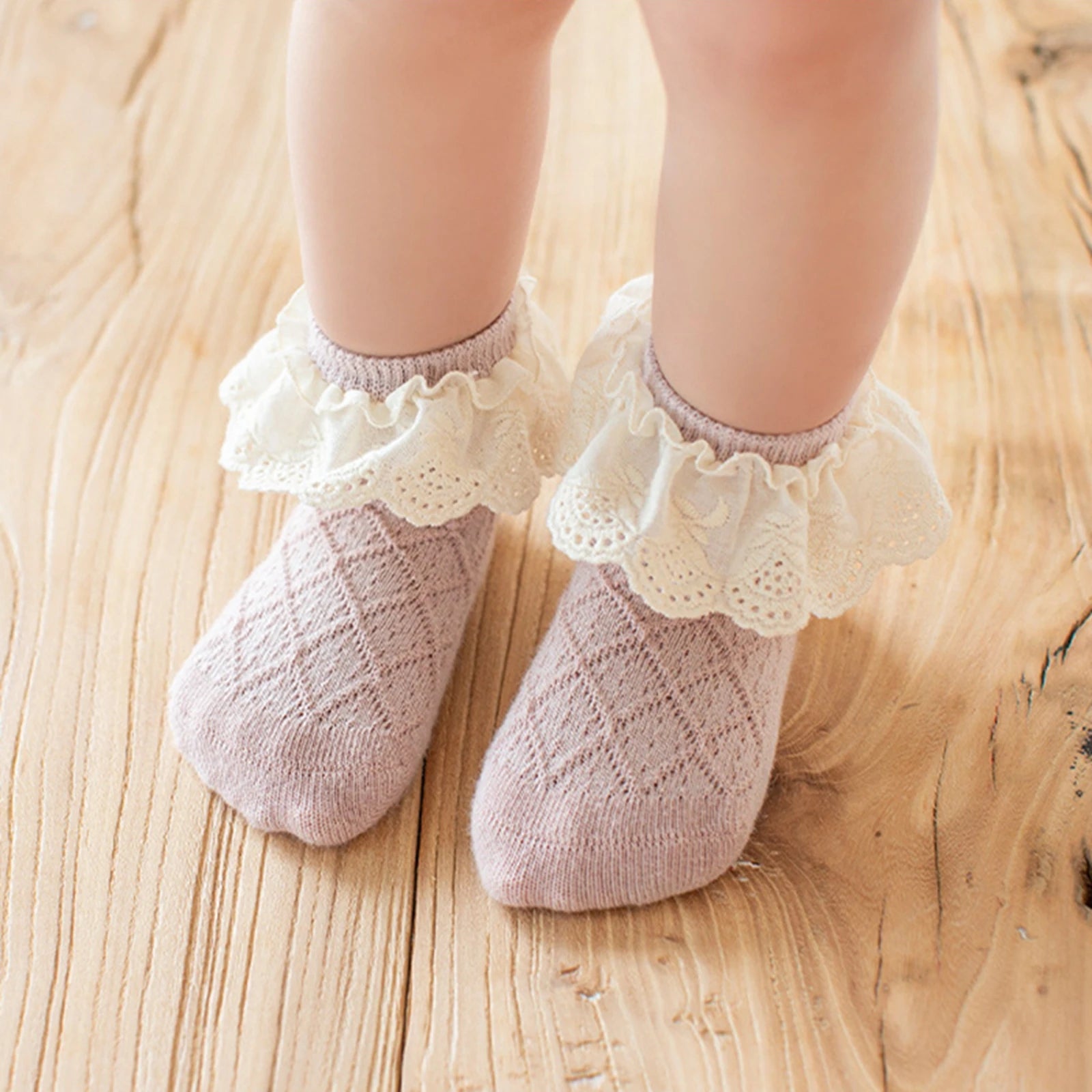 Ruffled Frilly Cotton Ankle Socks