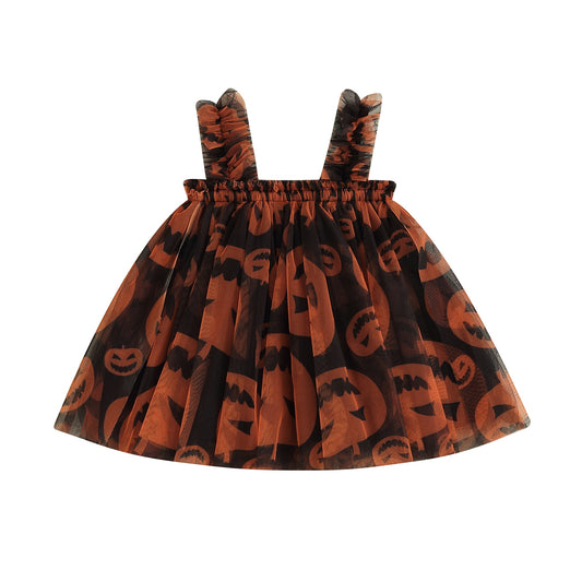 Girls' Halloween Town Tulle Dress