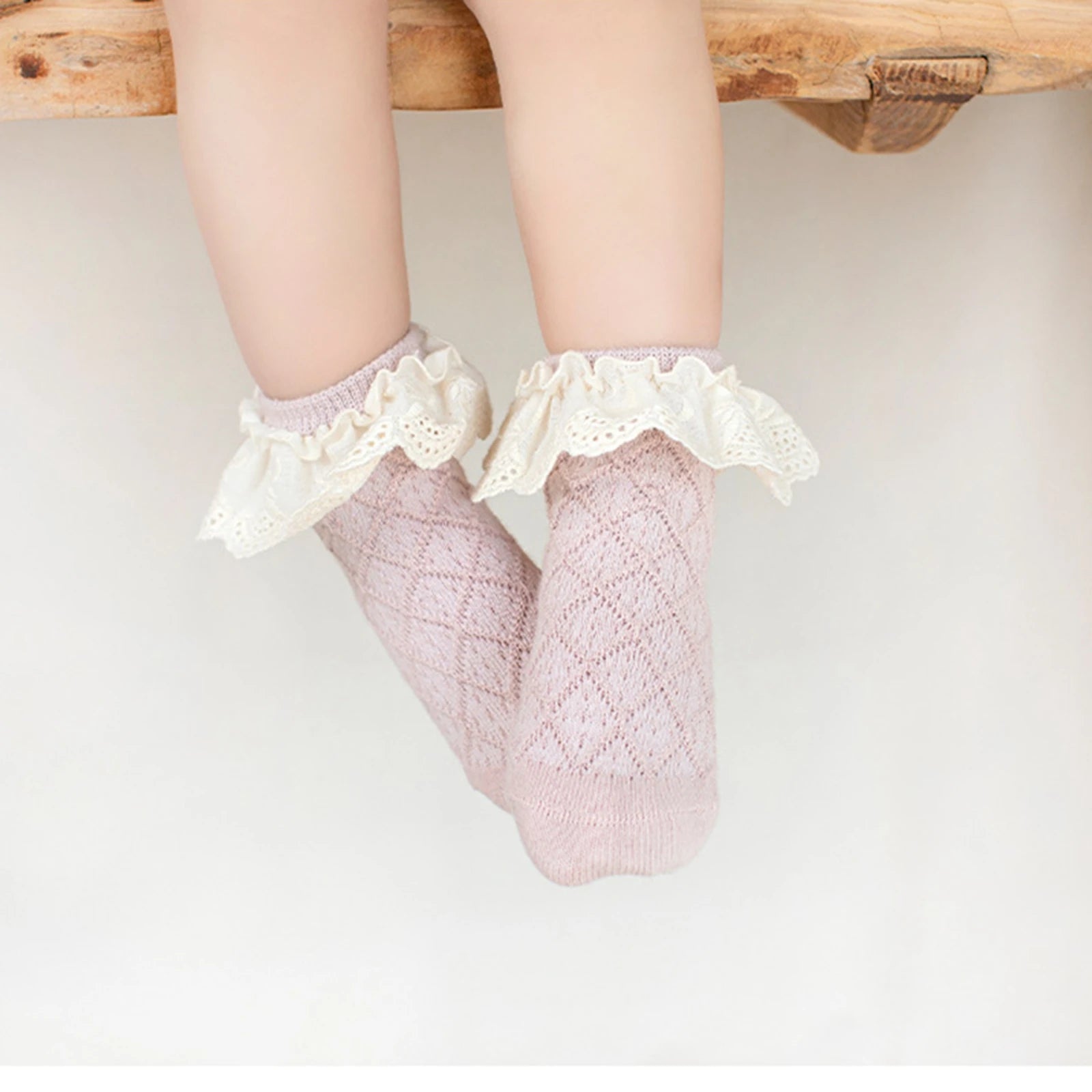 Ruffled Frilly Cotton Ankle Socks