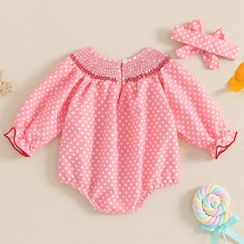 Chérie Rose Smock Romper