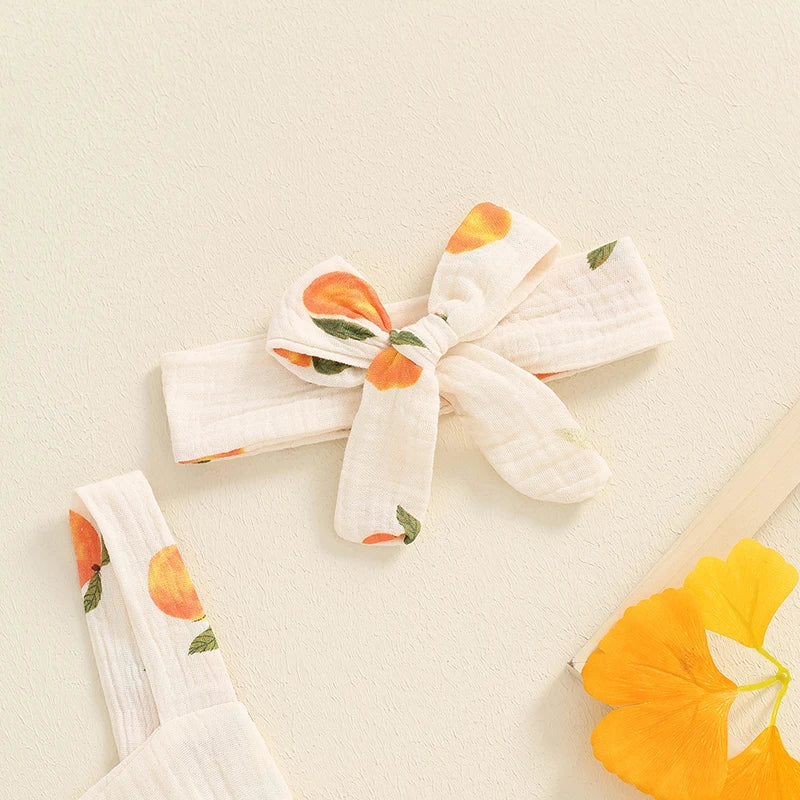 Peachy Keen Ruffle Romper Set